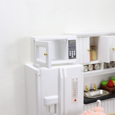 1:12 Miniature Microwave Dollhouse Accessories Oven Mini Kitchen Furniture Appliance Mini House Decoration Model Decor