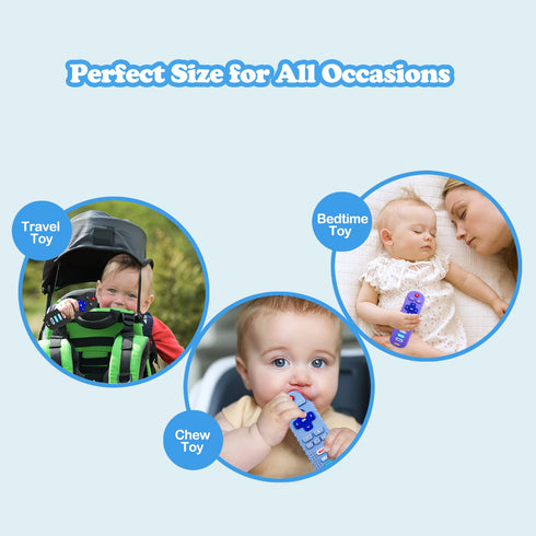 Baby Teething Toys, Soft Silicone Remote Control Teether for Babies 3-18 Months, BPA Free Chew Sensory Toys