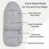 Quintriae V2 V3 V2 Stroller Footmuff Bunting Bag for Winter Universal Stroller Cover for Cold Weather, Compatible