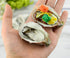 Kmiunty 8Pcs Artificial Oysters Shellfish Seafood Model Photography Prop for Home Kitchen Party Decoration (A)