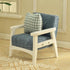 Set 1/12 iLAND Dollhouse Couch and Miniature Sofa with Mini Houndstooth Cushions, Dollhouse Furniture on Scale