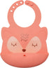 Tiny Twinkle Roll-Up Silicone Bib - Soft, Durable, Easy Clean Waterproof Silicone