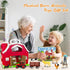 1-3, Playset 2 3 4 5 Red Barn Toys for Toddlers Farm Animal Figures with Tractor for Year Old Kids, Musical Preschool