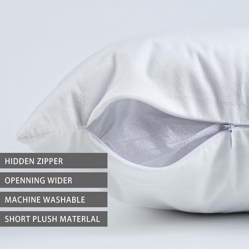 MAAINGUS 72x24in Q-4444 Beige Body Pillow Cover, Tea Long Pillow Cases with Hidden Zipper, Waterproof Linen Cushion