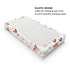 Watercolor Farm Animals Changing Pad Cover, Cow Lamb Chicken Pig Hen Duck Sunflowers Leaves for Boys Girls Diaper Change