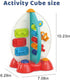 Zcpotizi 1-3, 1 Space Toy for Toddlers Musical Rocket Toy for Year Old Boys Girls, Sensory Fine Motor Skills