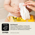 DYPER Baby Wipes, 99% Water, 100% Plant-Based, Hypoallergenic for Sensitive Skin, Fragrance Free, 12 Pack