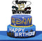 Video Game Happy 12th Birthday Cake Topper, 12 Year Old Boy and Kids Video Game Themed Birthday Decoration, Game