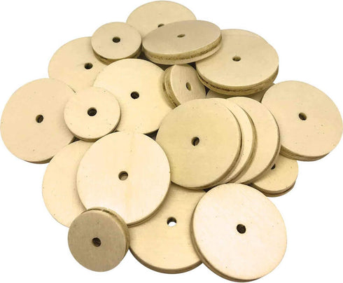 Teacher Created Resources STEM Basics: Wooden Wheels - 60 Count