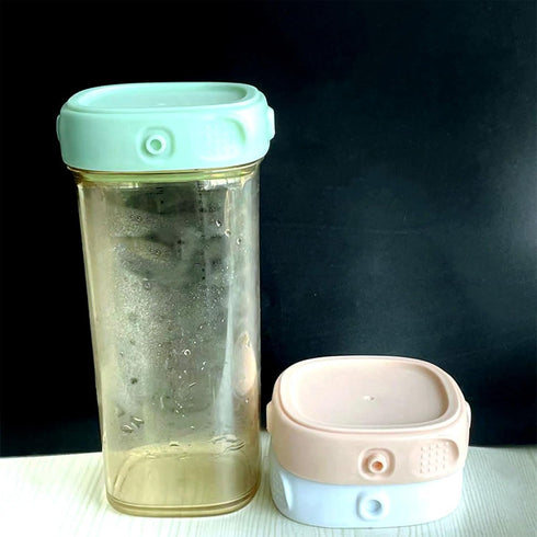 QERPON Baby Bottle Sealing Utility Feeding Bottle Travel Caps with Sealing Disc for Wide Neck Bottle