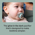 Tommee 0-6 Symmetrical Pack 6 Tippee Night Time Pacifier, Months, Silicone Baglet, BPA-Free Binkies, Glow in The Dark