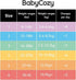 Pack 4(22~37lb), 56 Count Babycozy Baby Diapers Portable Size Bouncy Soft Diapers Disposable Hypoallergenic Diapers