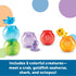 Learning Resources Peekaboo Fishbowl Friends - 10 Pieces, Educational Baby Toys for 18 Months+, Learning and Bath Toys