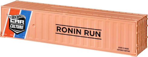Hot Wheels Ronin Run Container Set, 5 Premium 1:64 Scale Cars in Collectible Container, Metal Body & RealRiders Tires