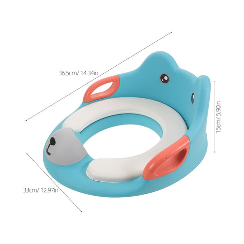 BESPORTBLE Potty Training Seat for Boys, Soft Enlarged Potty Chair with Cartoon Design, Comfortable Non-Slip Toilet