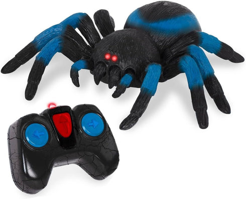 Terra by Battat Remote Control Spider - RC Tarantula with LED Eyes for Kids, Realistic Animal Toy