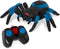 Terra by Battat Remote Control Spider - RC Tarantula with LED Eyes for Kids, Realistic Animal Toy
