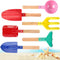UMUACCAN Beach Toys for Kids,Beach Sand Toys, 8'' Metal Sandbox Toys with Sturdy