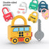 Baby Montessori Learning Educational STEM Toys, Busy Board for 12 18 24 Months, Sensory Birthday Easter Gifts for 1 2 3