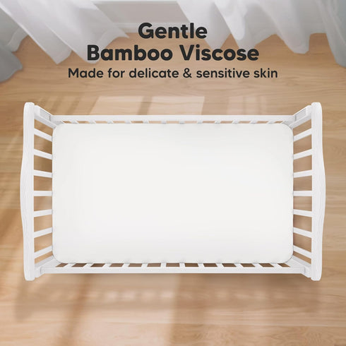 Pack 2-Pack 2-Pack Pack Keababies and Play Sheets Fitted, Mini Crib Sheets and Bamboo Viscose Crib Sheets - Organic