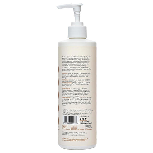 Dr. Natural Baby Lotion, 16 oz - Non-Greasy Body Lotion for Dry Skin with Shea Butter and Vanilla - Hypoallergenic,