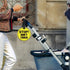 2 Pack PLIGREAT Yellow Stop Don't Touch Baby Car Seat Sign for Newborn Babys Girl Boy No Touching Kissing Baby Reminder