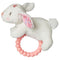 Mary Meyer Bella Bunny Soft Baby Rattle with Soothing Teether Ring, 6-Inches