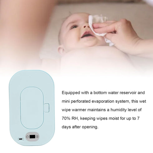 Vikye Baby Wipe Warmer, Automatic Temperature Control Large Capacity Wipes Dispenser, Fast Heating Portable for Home