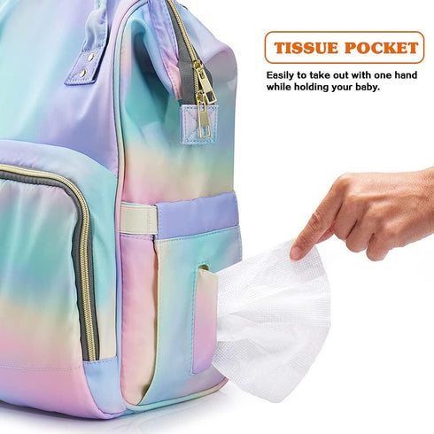 Backpack Backpack Diaper Bag for Mom & Dad, Multifunction Waterproof Baby Changing Bags, Large Nappy Bag