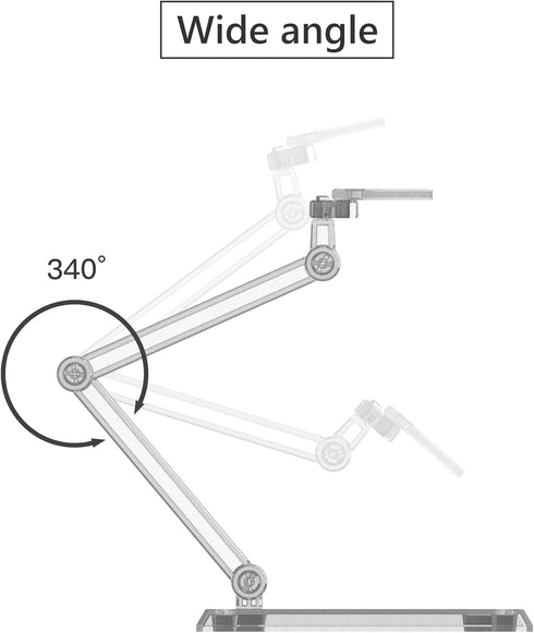 SPARKSTOY Dual Size Action Figure Stand, 1PK (3 Pieces, 6 Stands), Manual Detachable Exclusive Axis System Doll Stand,