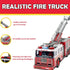 14" Liberty Imports RC Fire Truck - Big Remote Control Toy Fire Truck - Rescue Fire Engine with Flashing Lights