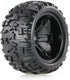 Goolsky 2pcs 3.6 Inch Monster Truck Wheel Rim and Tire for 1/8 Traxxas HSP HPI E-MAXX Savage Flux RC Car