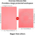 Countertop (23.62x15.75 inches) Extra Large Silicone Table Mat, Silicone Mat for Crafts Kids Dinner Placemat Desk