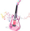 M SANMERSEN Kids Electric Toy Music Pink Guitars for Girl, with Strap
