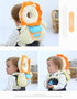 Backpack Sets JunNeng Baby Head Protector with Squeaker, Knee Pads, Anti-Slip Socks, Yellow Lion