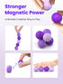 6PCS Silicone Magnetic Fidget Balls for Adults - Stress Relief Sensory Toys for Anxiety & ADHD, Quiet Office Desk Toys