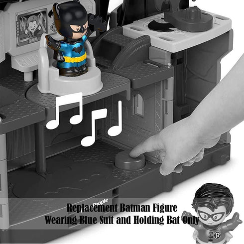 Replacement Parts for Fisher-Price Little People Batcave - DC Super-Friends Playset, Replacement Batman Figure