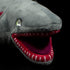 Frankiezhou Home 20.5" Realistic Frilled Shark Plush Toy - Simulation Grey Lifelike Frilled Six Gill Shark Stuffed