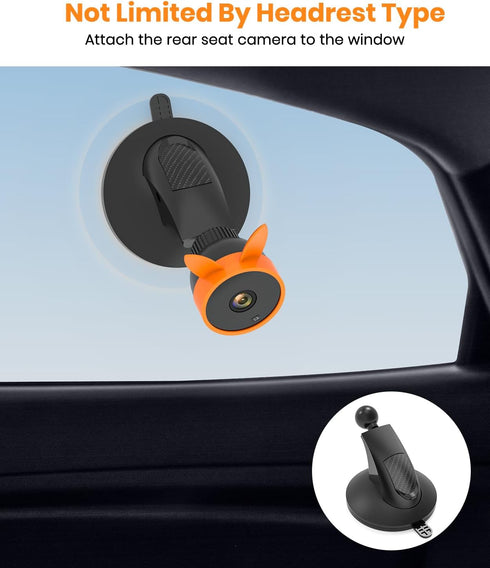 Easy-Install Suction Cup Bracket for Baby Car Camera