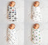 100% Pack 4, 47 47 inches,Gift Muslin Swaddle Blankets,Baby Swaddling Blankets for New Born, Baby Receiving Blankets