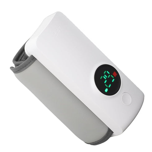 RiToEasysports 6000mAh Portable Bottle Warmer Sleeve, Wireless Multifunctional Breastmilk Warmer Defrost for Infant