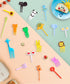 DOUDOULE 160PCS Food Picks for Kids with Storage Box, Kids Lunch Accessories for Bento Box, Animal Kids Food Picks