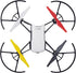 Fytoo 28pcs Propeller for DJI Tello RC Quadcopter, Spare Parts Drone Blades, Seven Colors