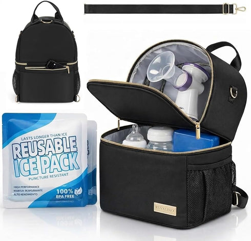 Breast Milk Cooler Travel Bag | Waterproof 2 in 1 Pump &