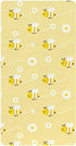 miaozhen Cotton Baby Crib Sheets for Boys Girls Comfy Breathable Bumble Bees Yellow