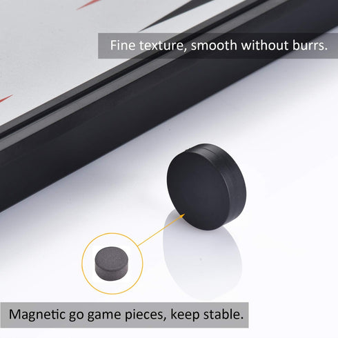 Magnetic Backgammon Board Game Set, Folding Travel Games for Kids and Adults