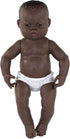 Miniland Educational 15.75'' African Boy Anatomically Correct Newborn Baby Doll