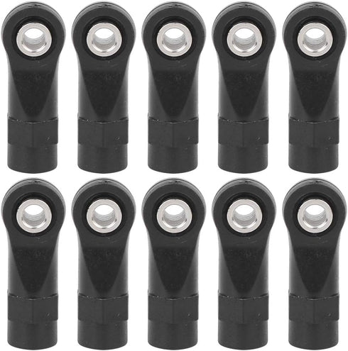 T best RC Car Accessories - 10Pcs Plastic & Steel 1:10 Scale Remote Control Car M4 Linkage Rod End Width Balls Joint Set