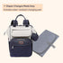 Backpack, Pack BabbleRoo Diaper Bag Multifunction Large Bags with Changing Pad & Stroller Straps Pacifier Case, Unisex