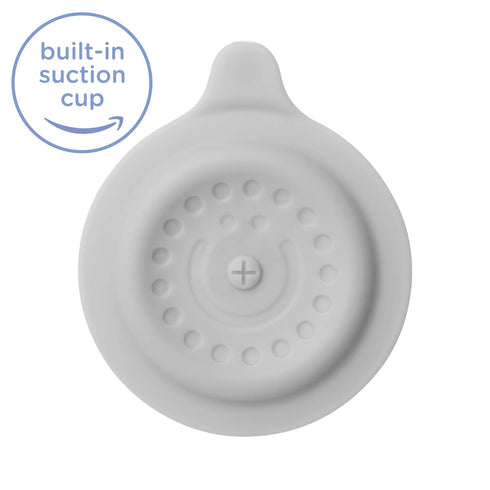 Ubbi Bathtub Drain Cover, Silicone Drain Stopper with Suction, Baby Bath Time Accessory, Gray by Ubbi